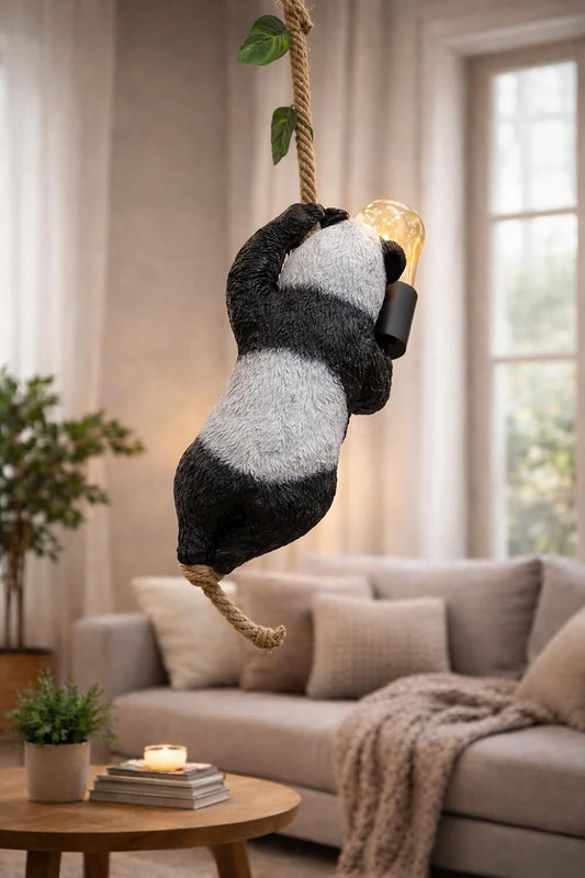 Premium Modern Ceiling Light Pendant Lamp | Stylish Hanging Lights for Dining, Kitchen & Living Room | Premium Build with Elegant Design & Warm Ambient Lighting (Panda)
